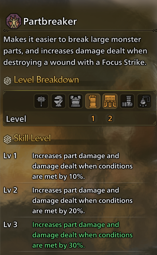 Best Light Bowgun Skills in MHWilds - Partbreaker