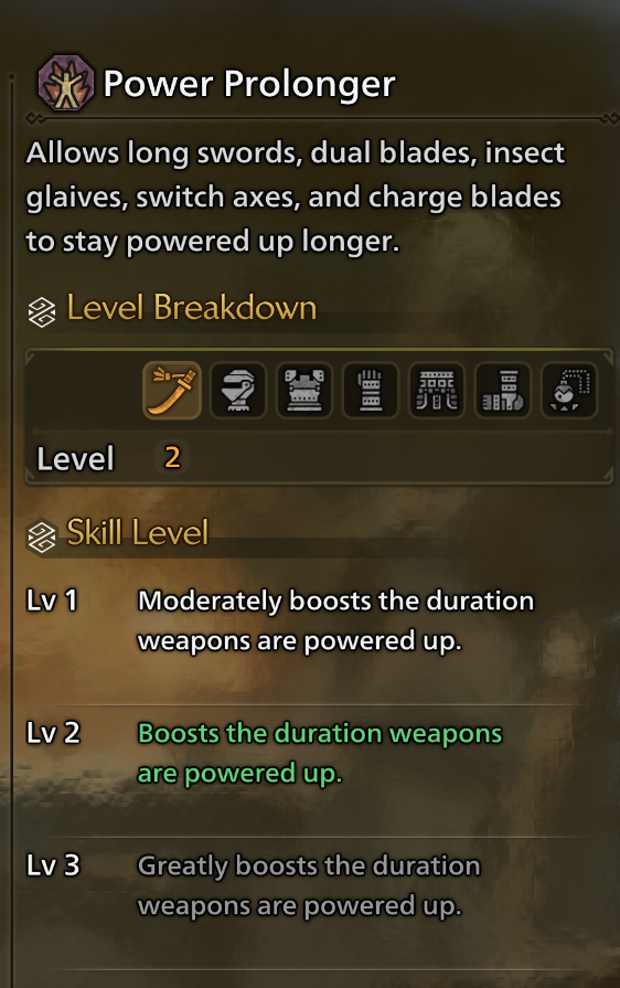 Best Long Sword Skills in MHWilds - Power Prolonger