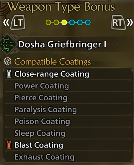 Monster Hunter Wilds Bow Build - Coatings
