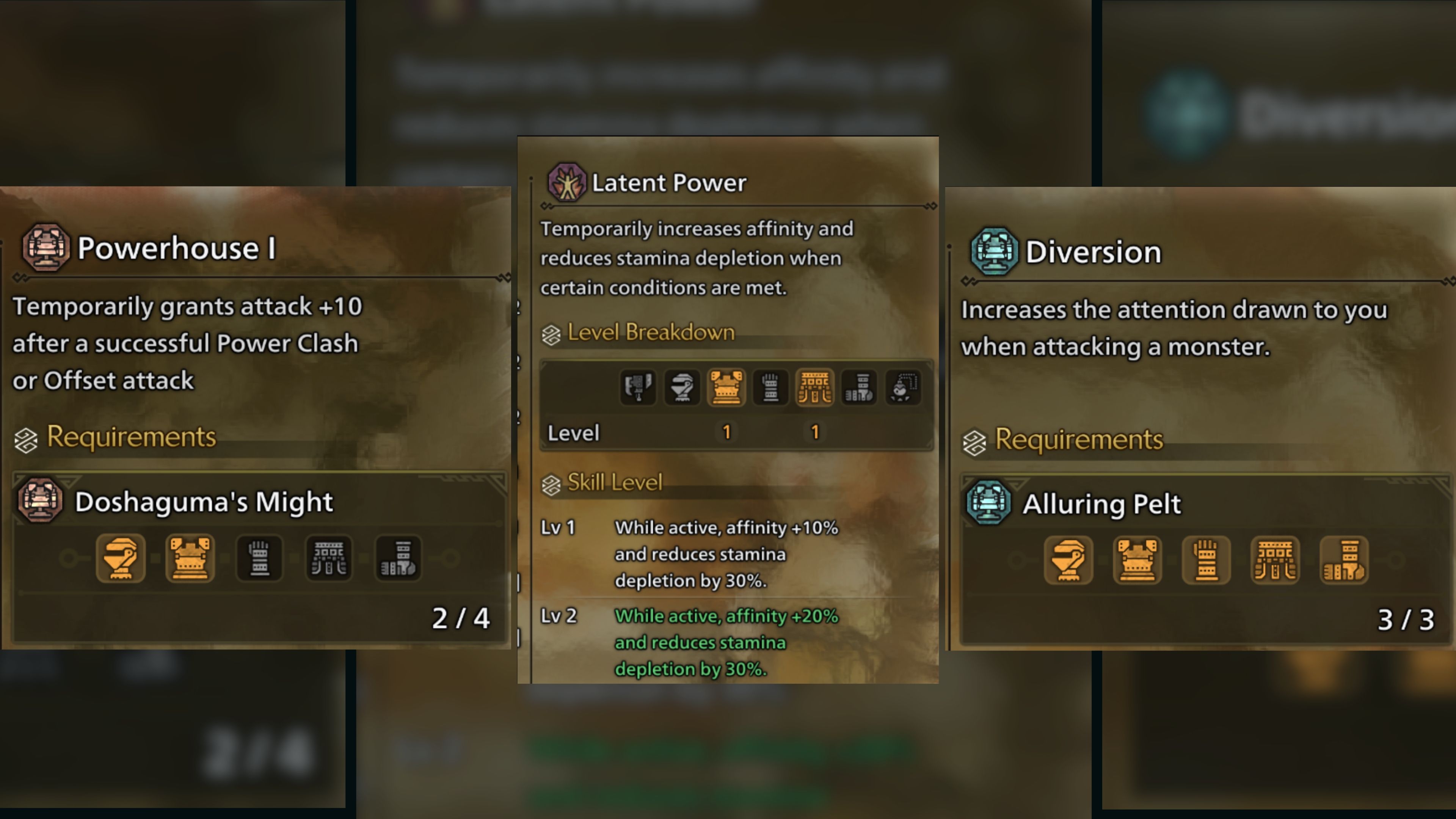 _Doshaguma Perks In Game Screenshot 1