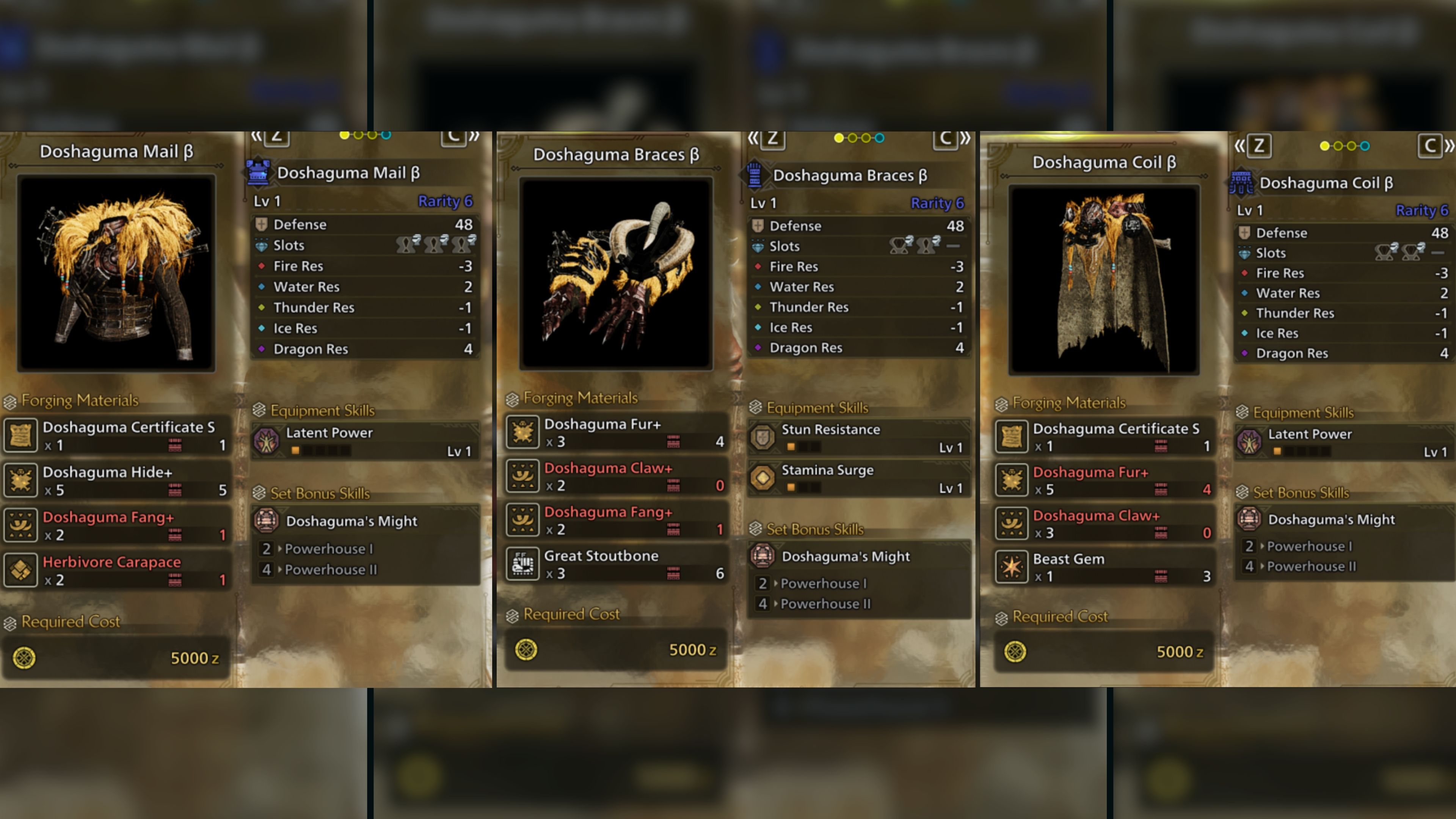 _Doshaguma set In Game Screenshot 1