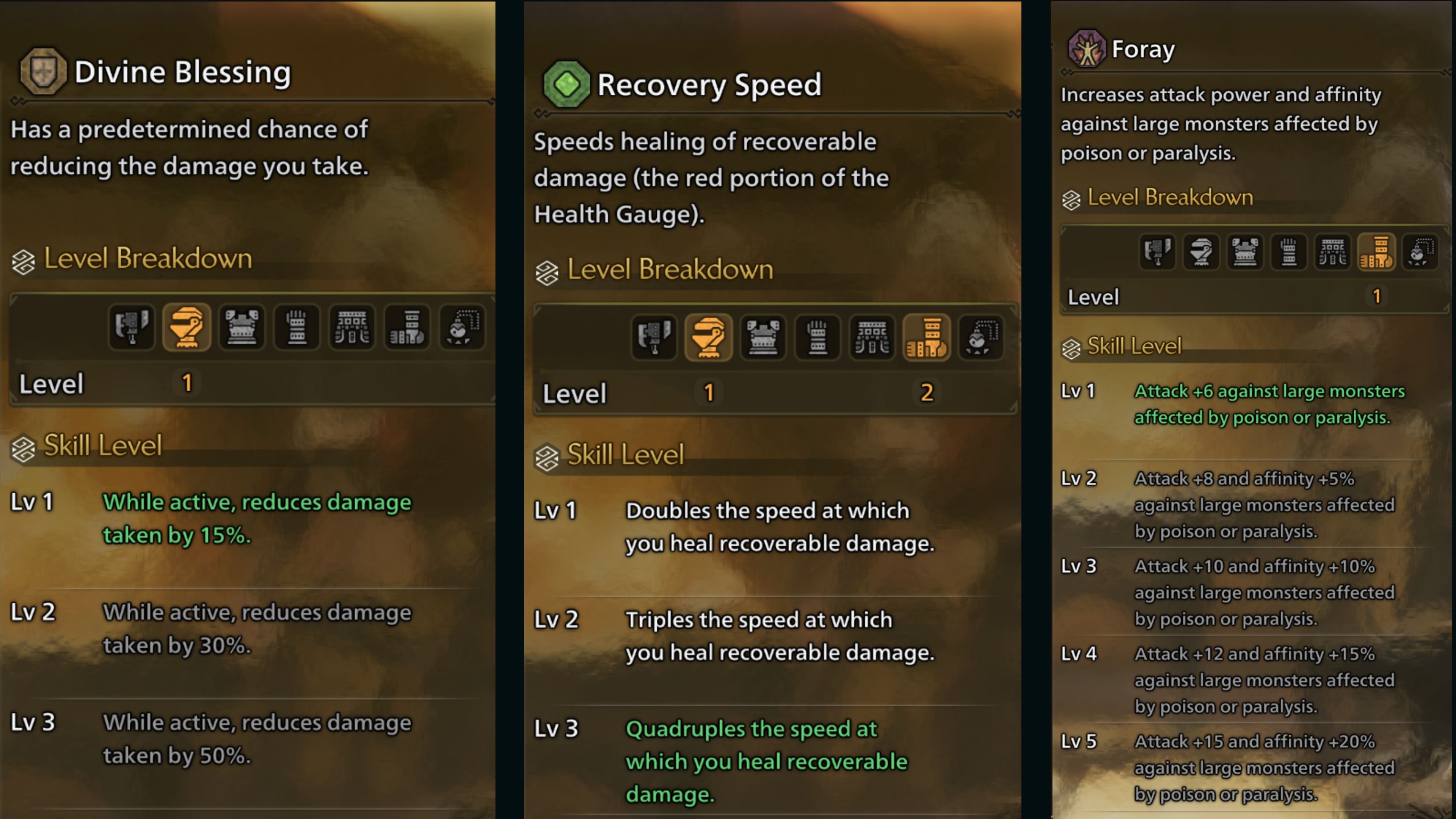 _Rathian Set perks In Game Screenshot 1