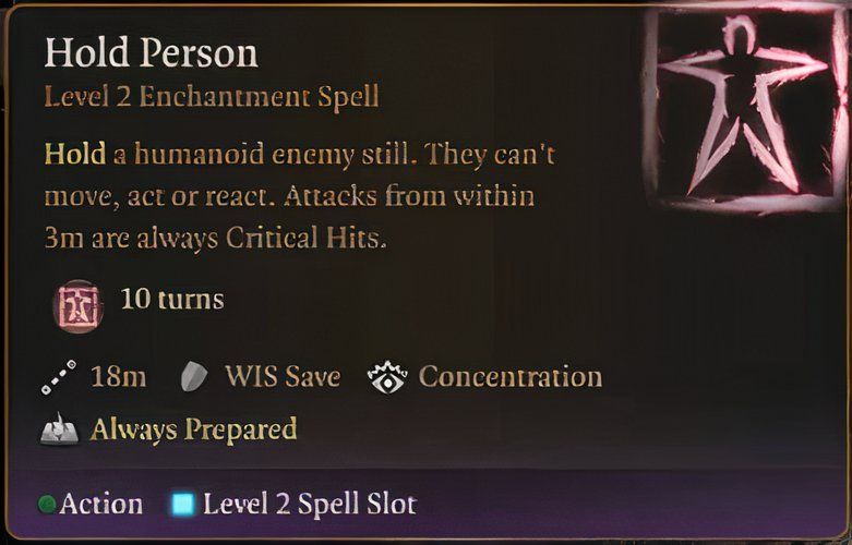 Baldur&rsquo;s Gate 3 Paladin Class Guide Hold Person