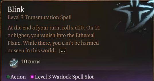 Baldur&rsquo;s Gate 3 Warlock Blink