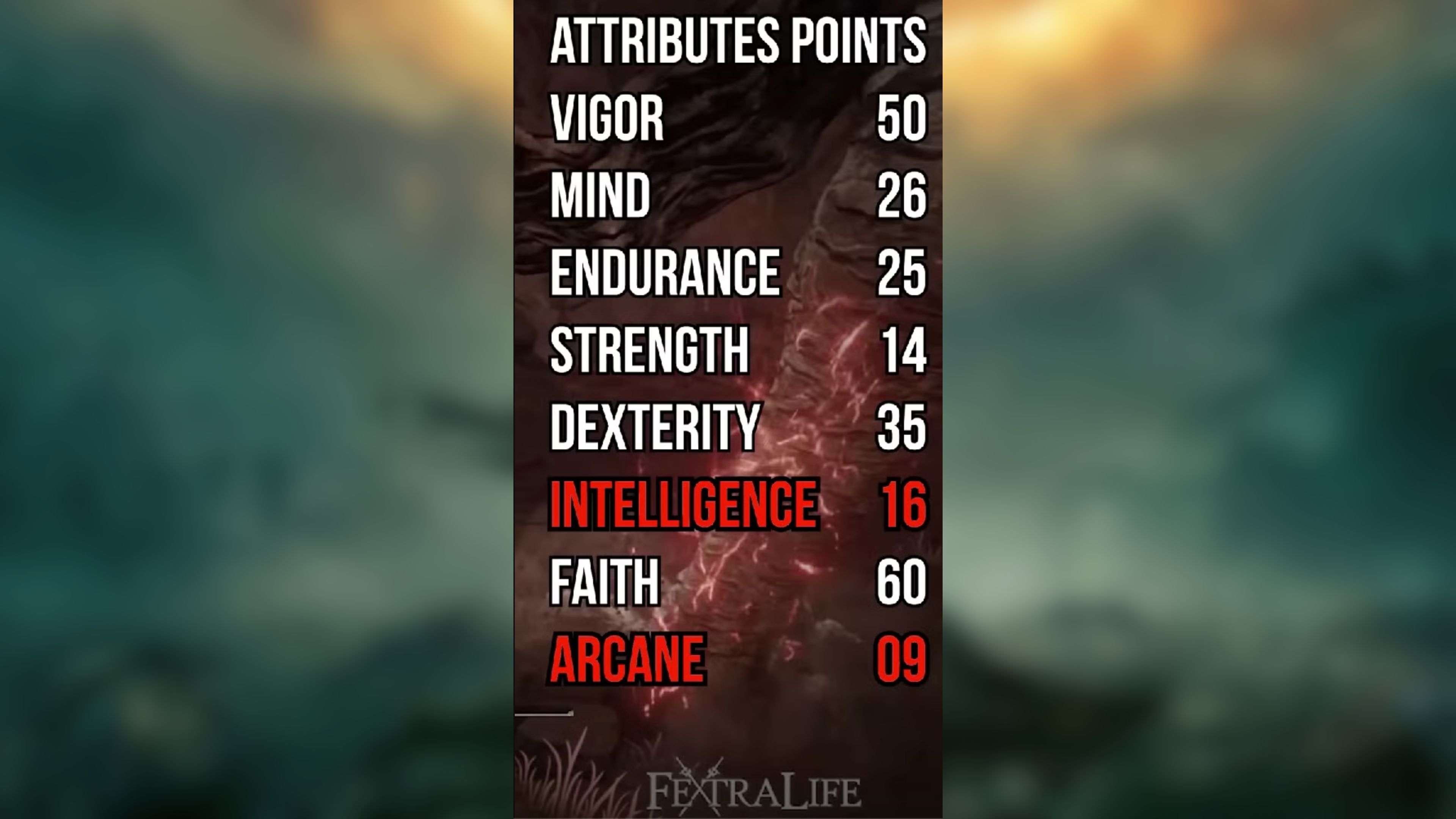 Elden Ring Stats Recommendation In Game Screenshot 1