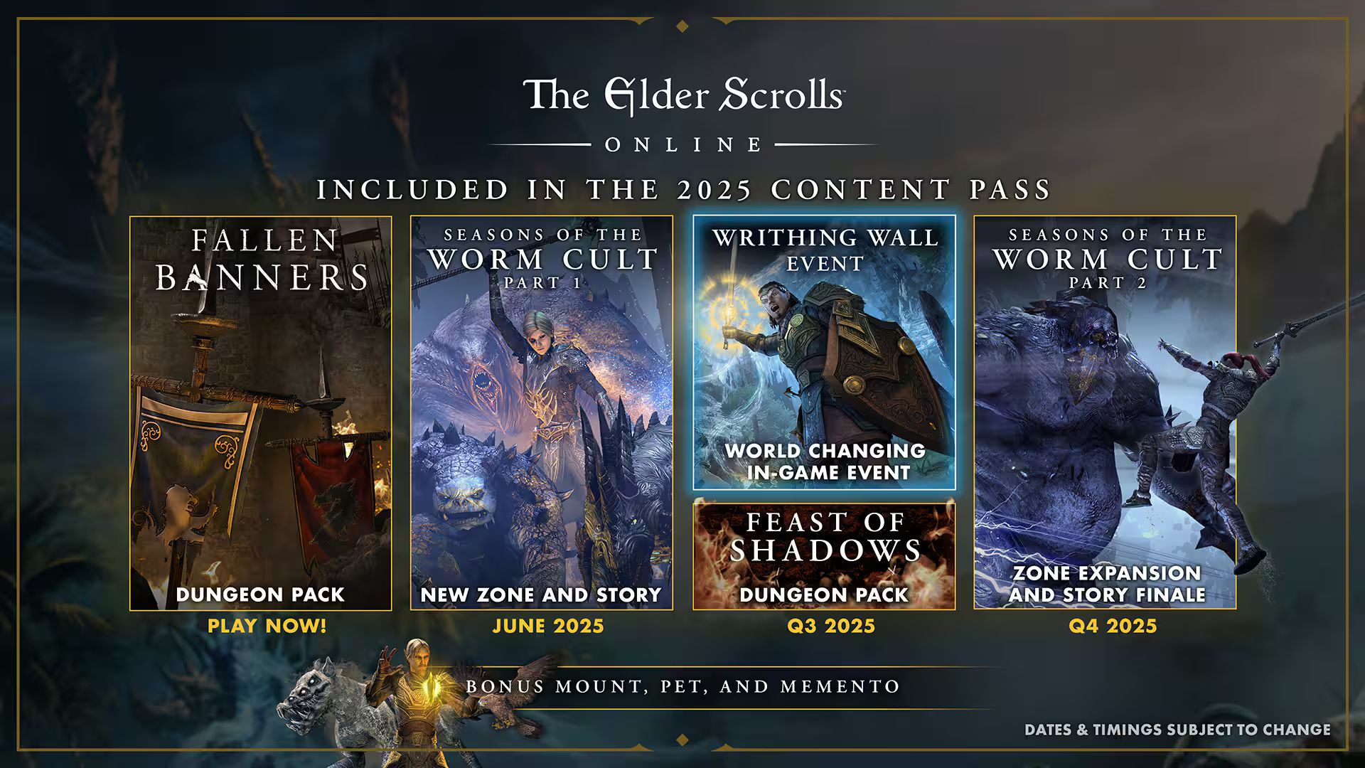 The Elder Scrolls Online Announces New Content Pass