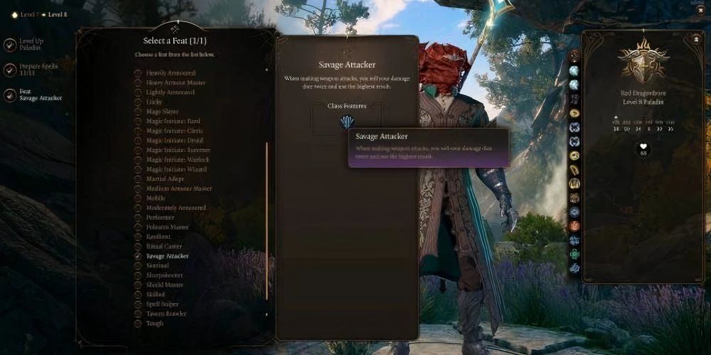 Feats Paladin Baldur&rsquo;s Gate 3