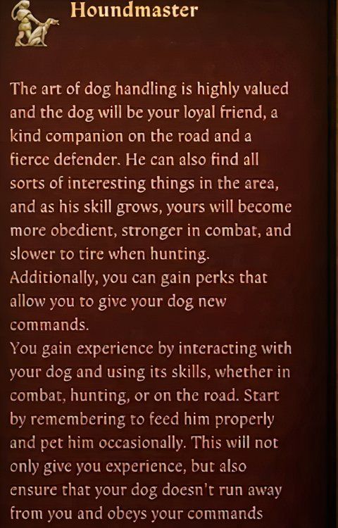 Kingdom Come Deliverance 2   Best Perks &amp; Skills houndmaster