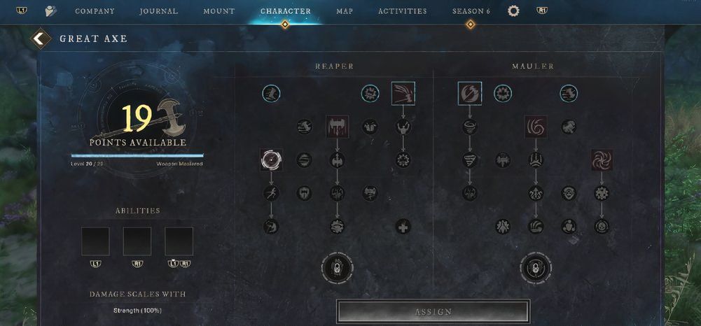 New World Great Axe Build 2024 - Skill Trees