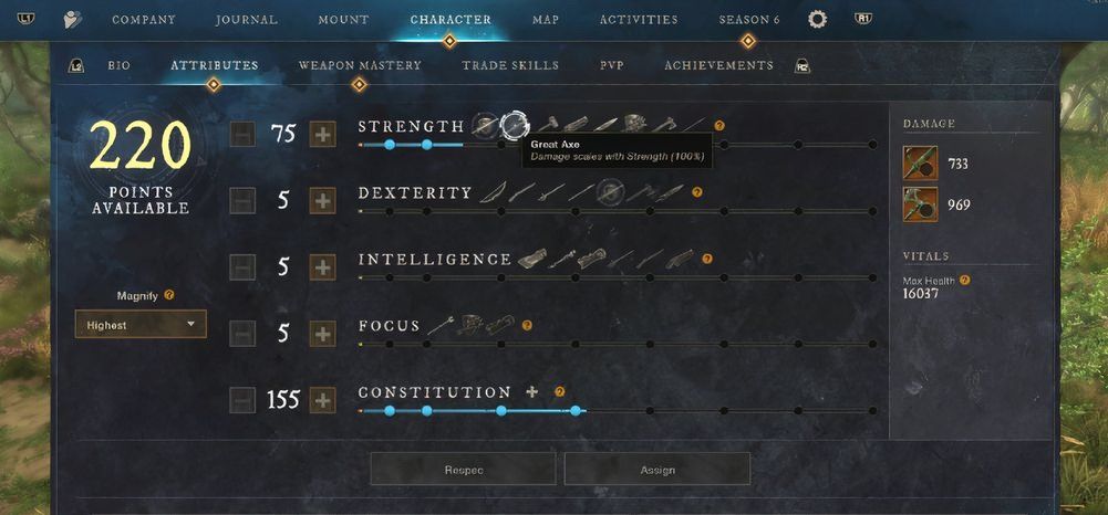 New World Great Axe Build 2024 - Skill Trees1