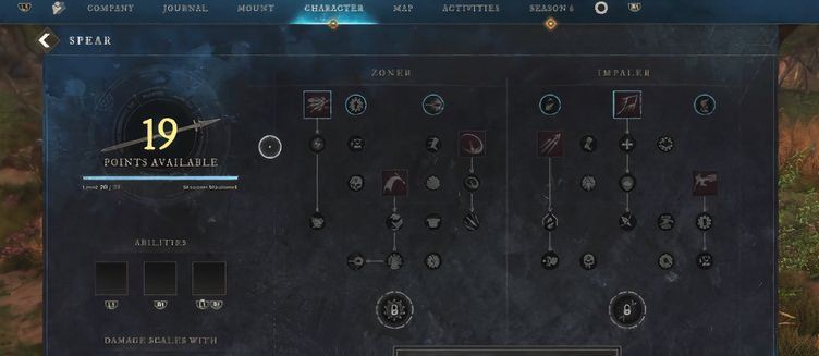 New World Spear Build 2024 - Skill Tree