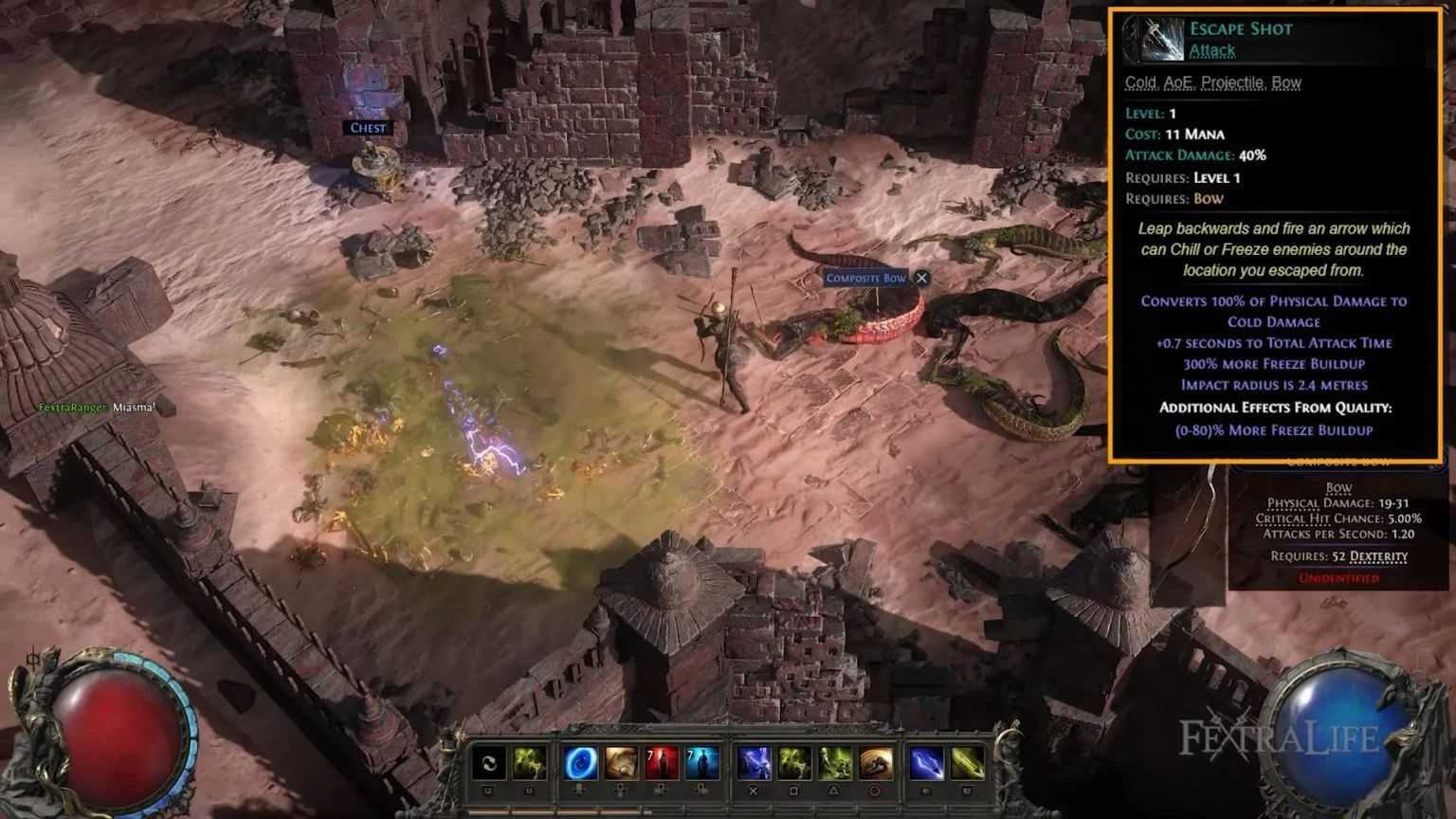 path-of-exile-2-ranger-starter-guide-escape-shot