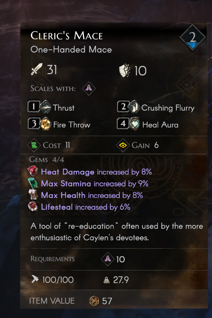 No Rest For the Wicked Cleric Build