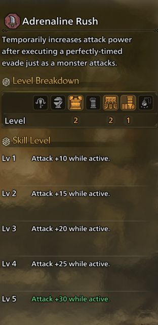 adrenaline rush mhwilds