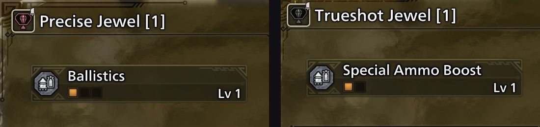 mh wilds precise jewel and trueshot jewel
