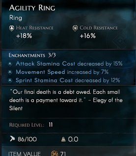 no-rest-for-the-wicked-agility-ring-stats