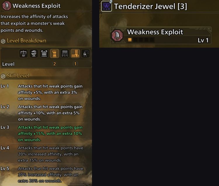 weakness exploits mhwilds