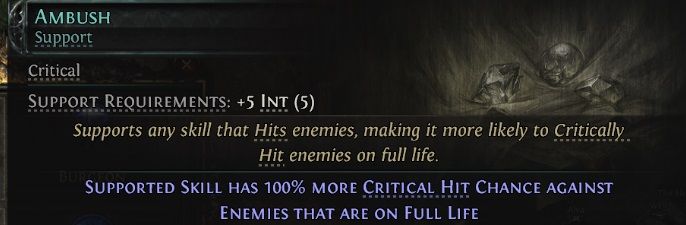 path-of-exile-2-bloodletter-support-gems-ambush
