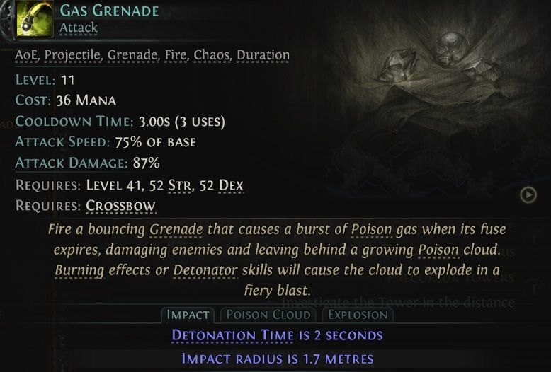 path-of-exile-2-grenadier-active-skill-gas-grenade