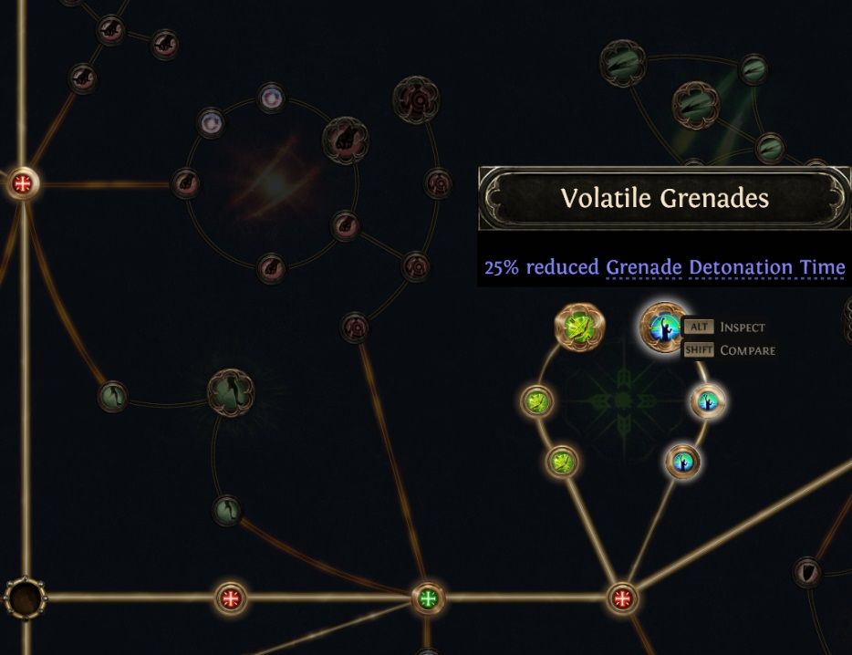 path-of-exile-2-grenadier-passive-skill-volatile-grenades