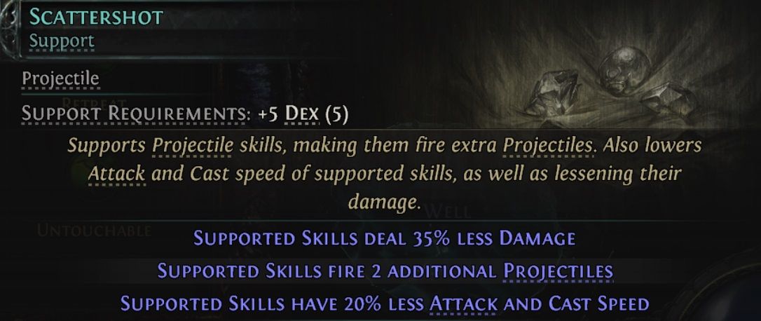 path-of-exile-2-grenadier-support-gems-scattershot