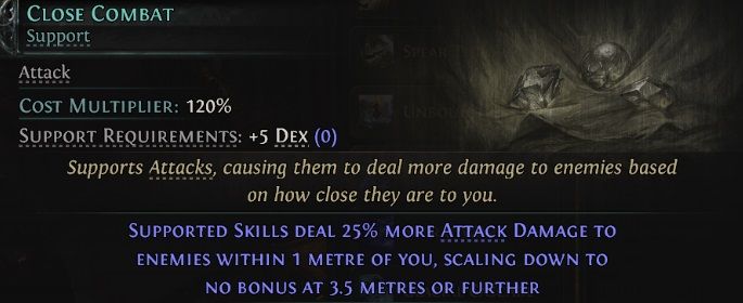 path-of-exile-2-thunderous-monk-support-gems-close-combat