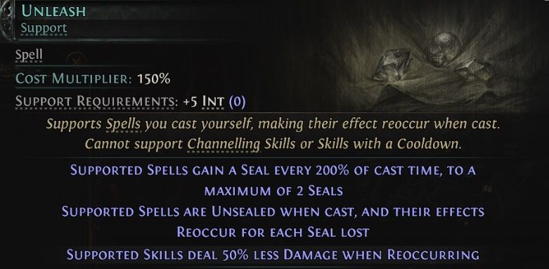 path-of-exile-2-Lightning-Wizard-active-skill-unleash