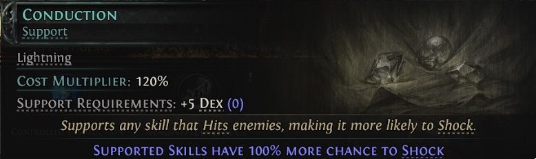 path-of-exile-2-queen-of-horror-support-gems-conduction