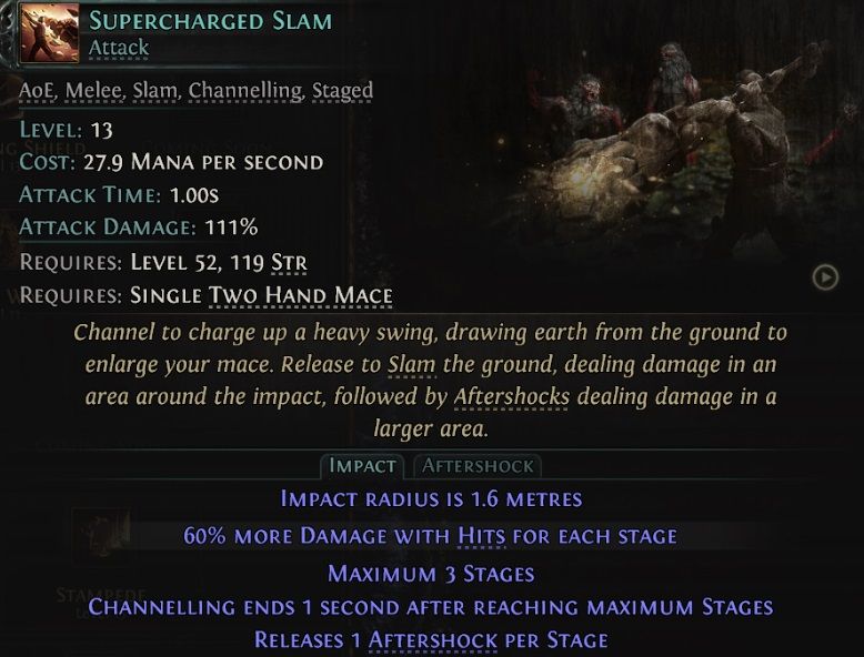 path-of-exile-2-smashing-titan-passive-skill-supercharged-slam