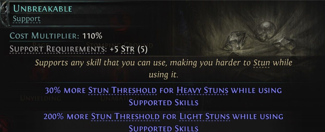 path-of-exile-2-smashing-titan-passive-skill-unbreakable