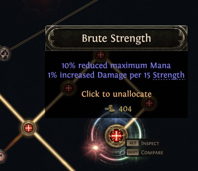 path-of-exile-2-titanic-berserker-build-passive-skill-brute-strenght