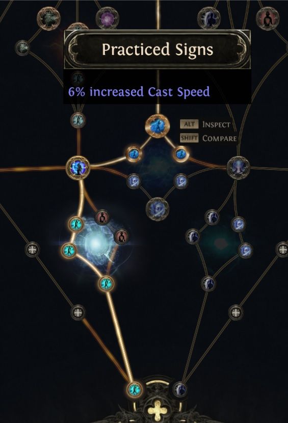 path-of-exile-witch-of-the-fire-bone-passive-skill-practiced-signs