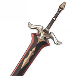 bloodtainted greatsword claymore weapon genshin impact wiki guide 150px